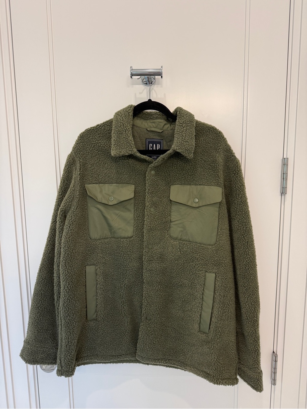 GAP Green Sherpa Jacket XL